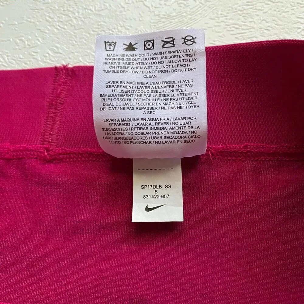Nike Golf Dri-Fit Compression Shorts Women’s Small Fuchsia Pink Activewear